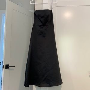 Lynn Lugo strapless black dress